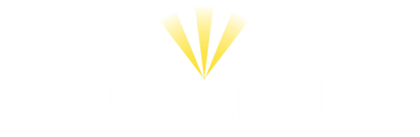 UFO Searchlight logo – building the world's most powerful 100km searchlight for sky exploration and research